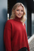Basic Bae Turtleneck Dropped Shoulder Long Sleeve Sweater STYLE SOURCE