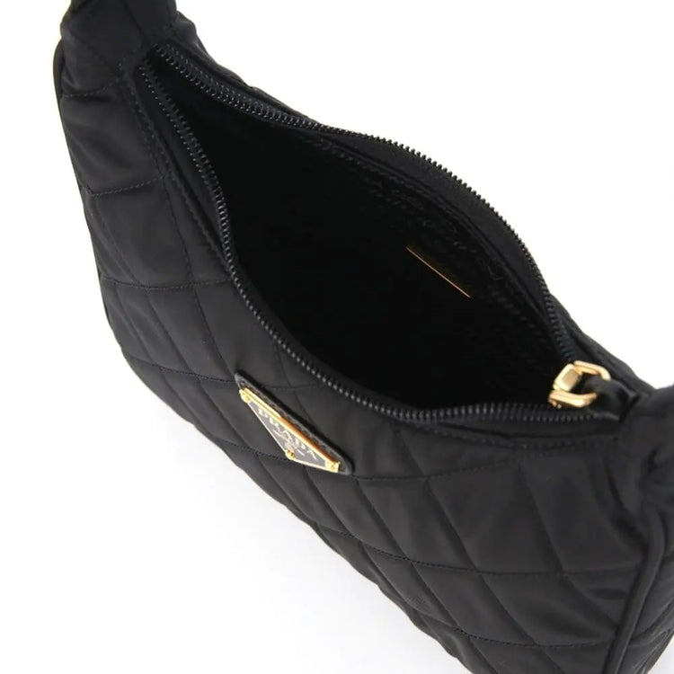 Prada Black Nylon Shoulder Bag STYLE SOURCE