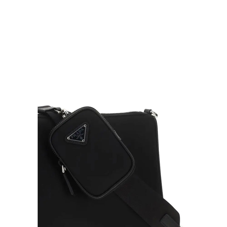 Prada Black Recycled Polyamide Shoulder Bag Prada