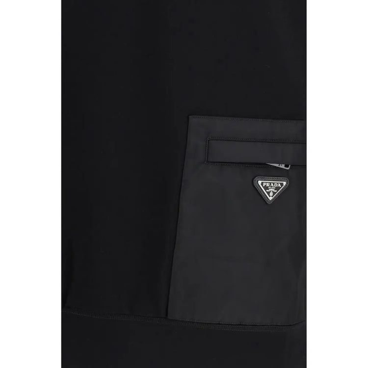 Prada Black Viscose Sweatshirt Prada