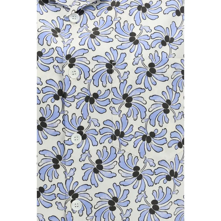 Prada Multicolor Cotton Pattern Shirt STYLE SOURCE