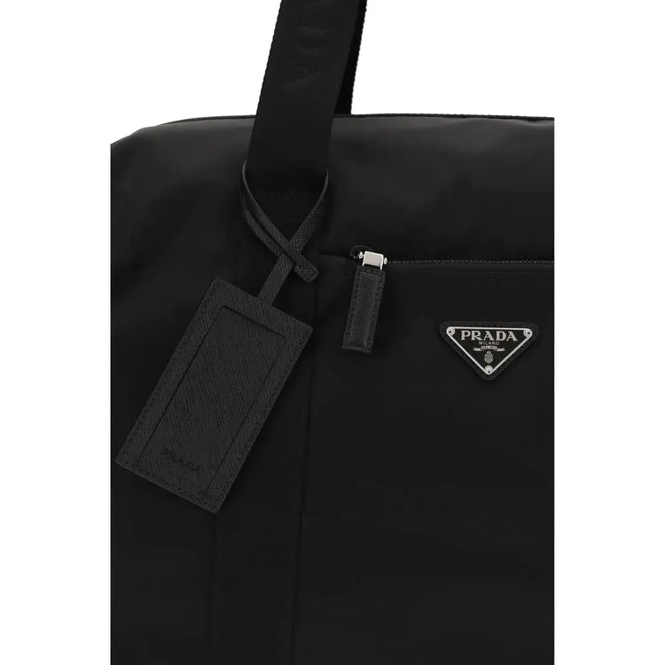 Prada Black Recycled Polyamide Luggage And Travel STYLE SOURCE