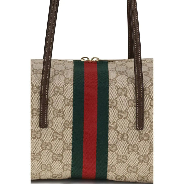 Gucci Beige Cotton Handbag STYLE SOURCE
