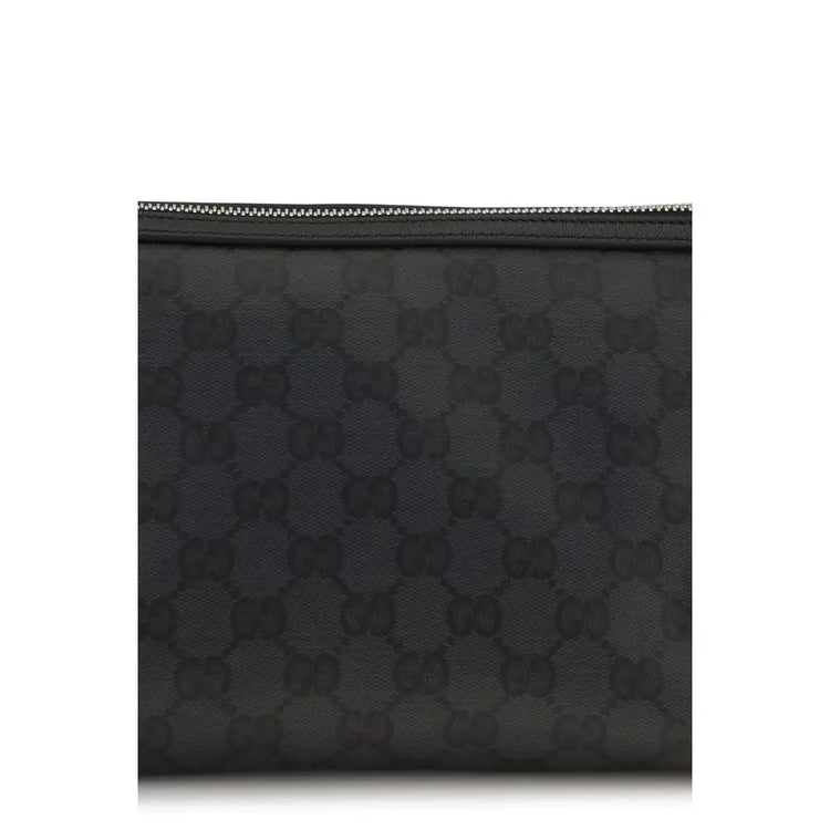 Gucci Black Cotton Clutch Bag STYLE SOURCE