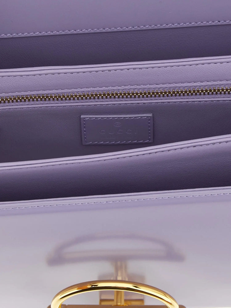 Gucci Purple Calfskin Shoulder Bag Gucci