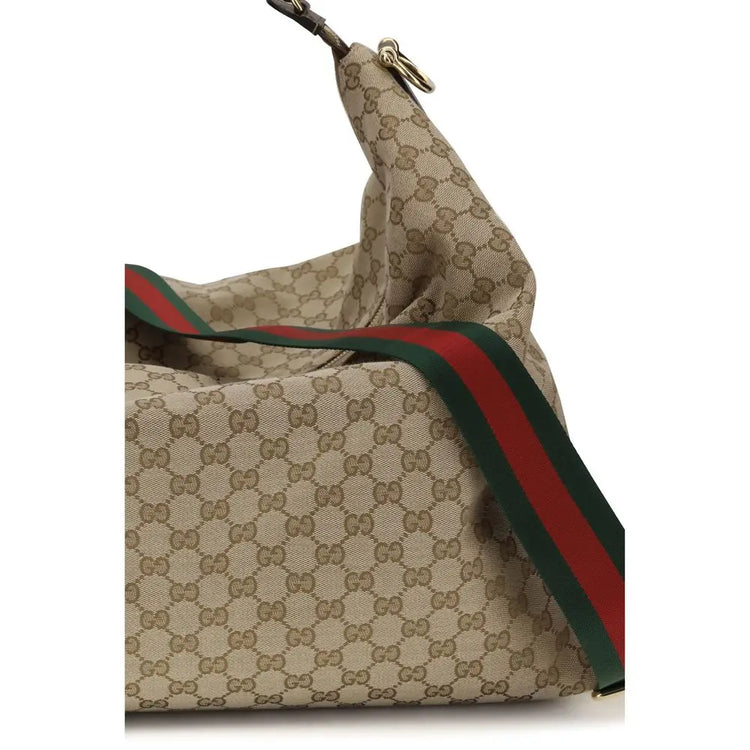 Gucci Beige Fabric Shoulder Bag STYLE SOURCE