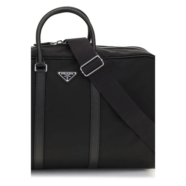 Prada Black Recycled Polyamide Luggage And Travel STYLE SOURCE