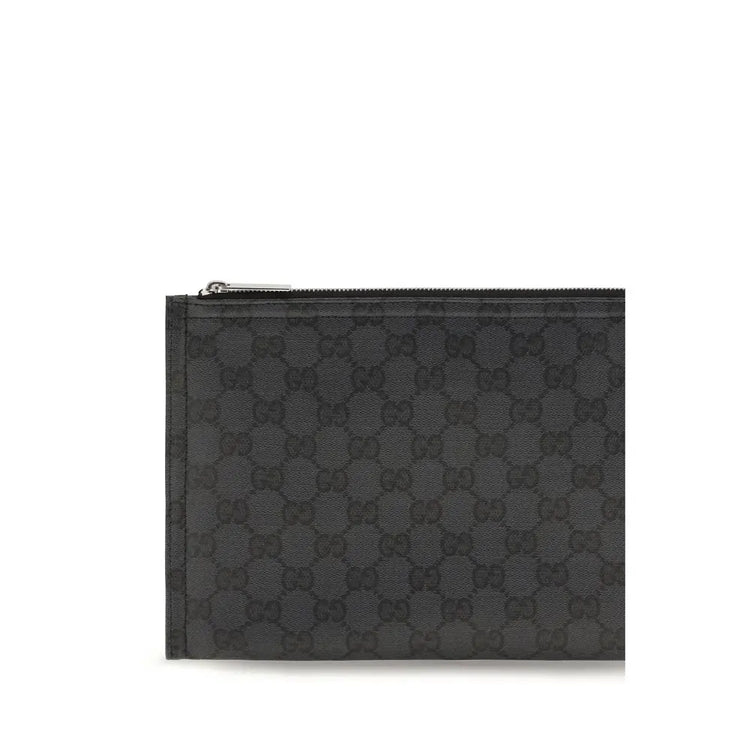 Gucci Black Fabric Clutch Bag STYLE SOURCE