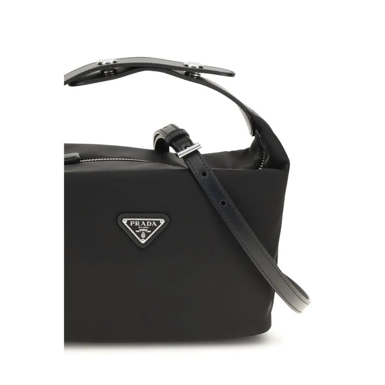 Prada Black Recycled Polyamide Shoulder Bag Prada