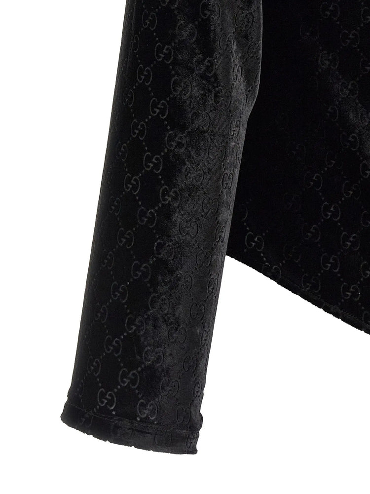 Gucci Black Viscose Blouse Gucci
