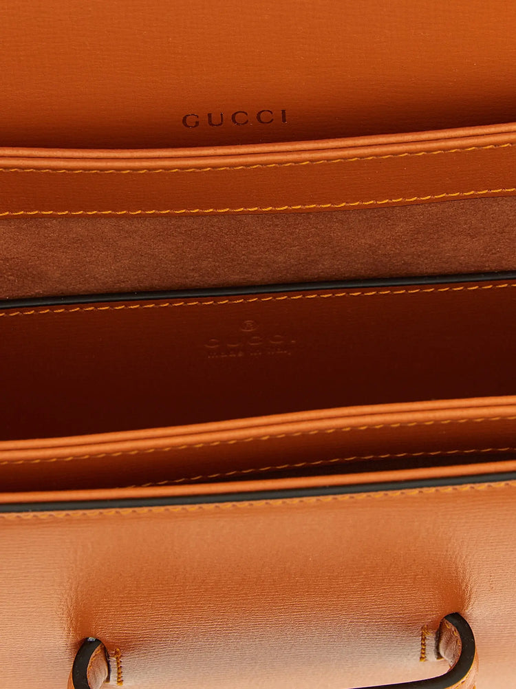 Gucci Orange Calfskin Shoulder Bag Gucci