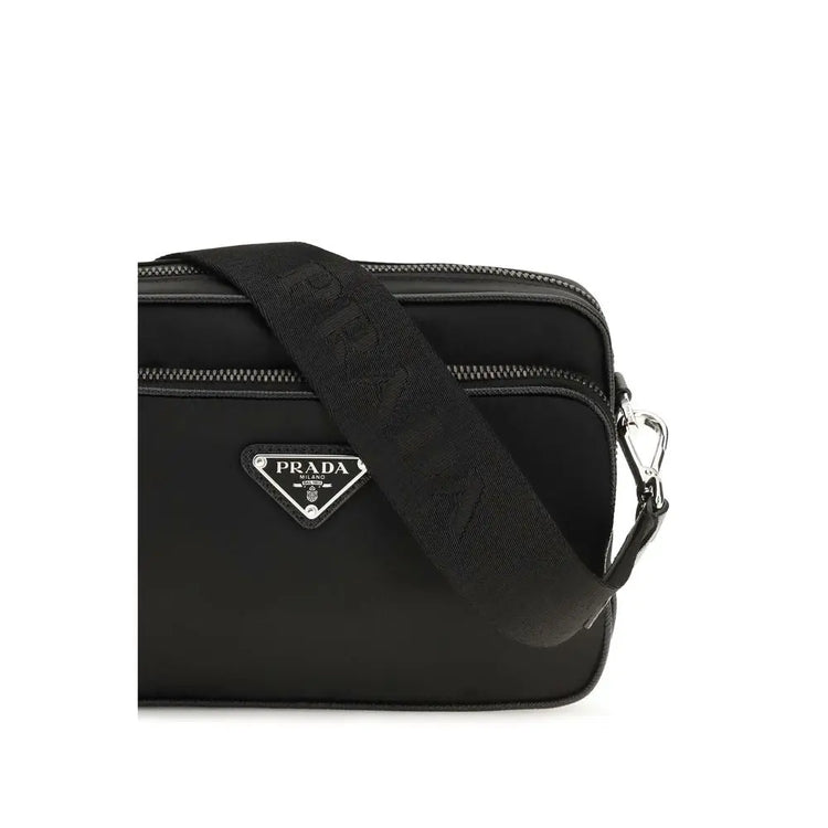 Prada Black Recycled Polyamide Shoulder Bag Prada