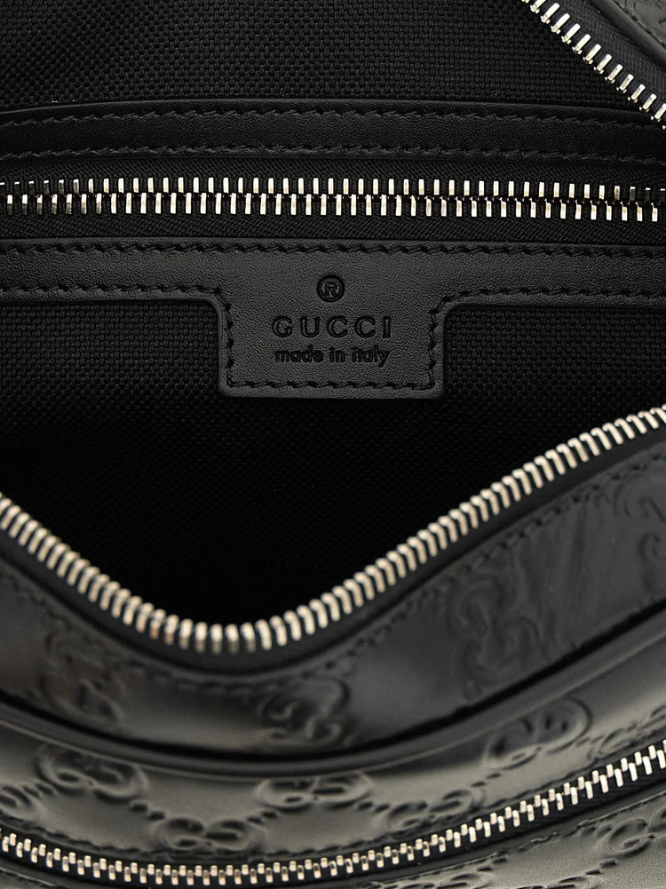 Gucci Black Calfskin Crossbody Bag Gucci