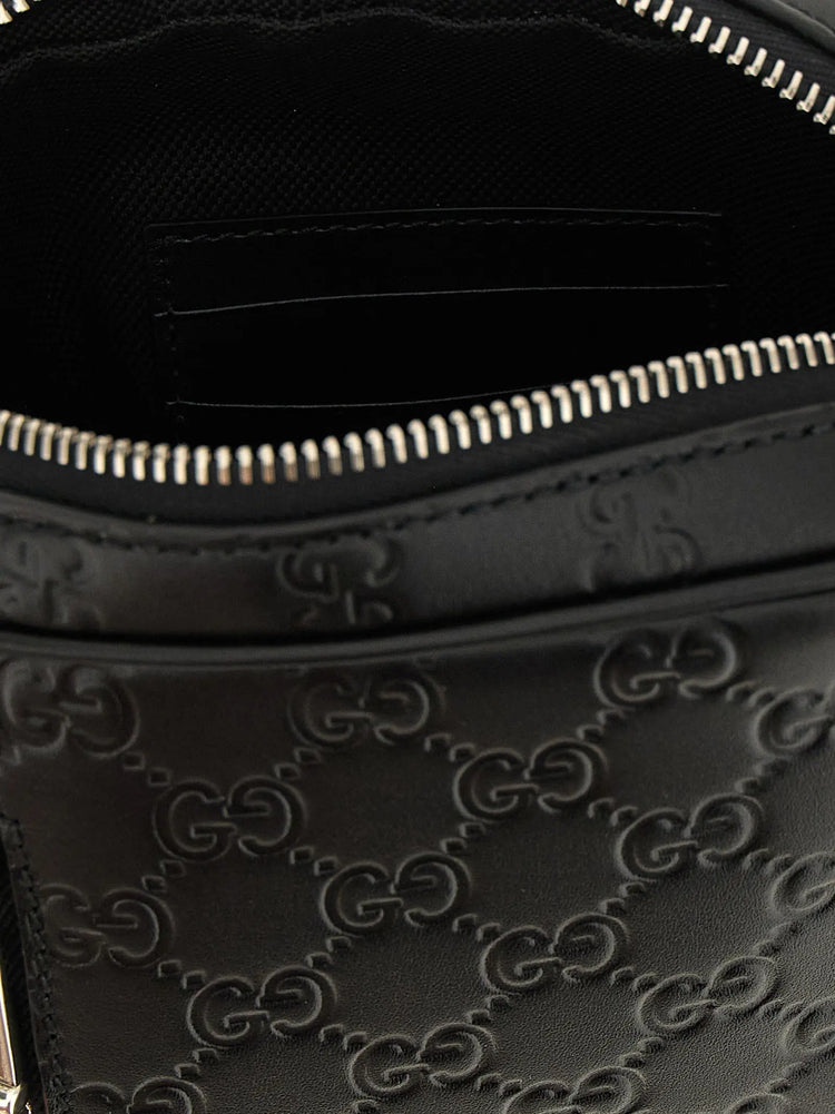 Gucci Black Calfskin Crossbody Bag Gucci
