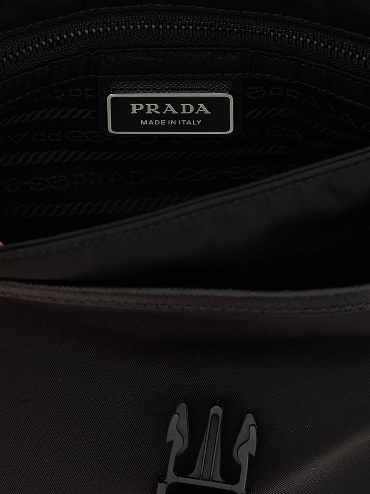 Prada Black Recycled Polyamide Crossbody Bag Prada