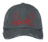 Local Distressed Embroidered Hat STYLE SOURCE