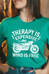 Wind Is Free Motorcycle  Graphic Plus Tee STYLE SOURCE