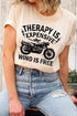 Wind Is Free Motorcycle  Graphic Plus Tee STYLE SOURCE