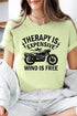 Wind Is Free Motorcycle  Graphic Plus Tee STYLE SOURCE