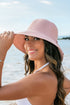 Bow Back Straw Bucket Hat STYLE SOURCE
