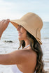 Bow Back Straw Bucket Hat STYLE SOURCE