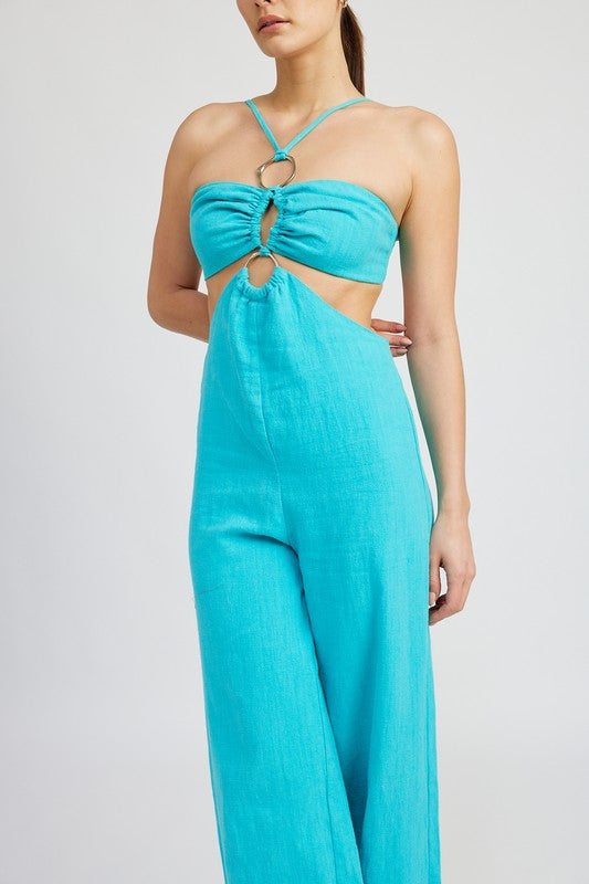 DOUBLE O RING CUT OUT JUMPSUIT STYLE SOURCE