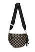 Frankie Oversize Double Zip Print Crescent Sling Bag STYLE SOURCE