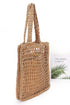 Paris Open Crochet Straw Summer Tote STYLE SOURCE
