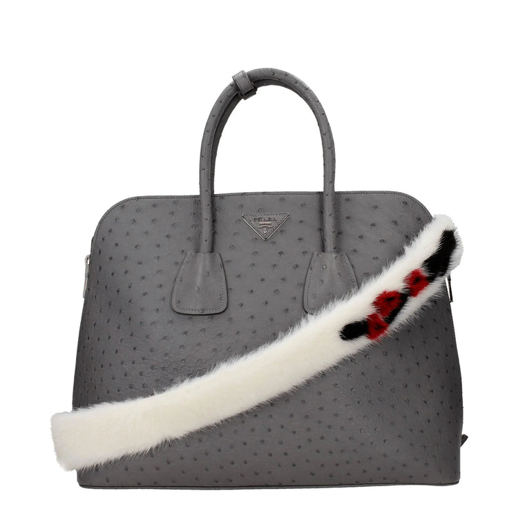 Prada White Leather Shoulder Bag STYLE SOURCE