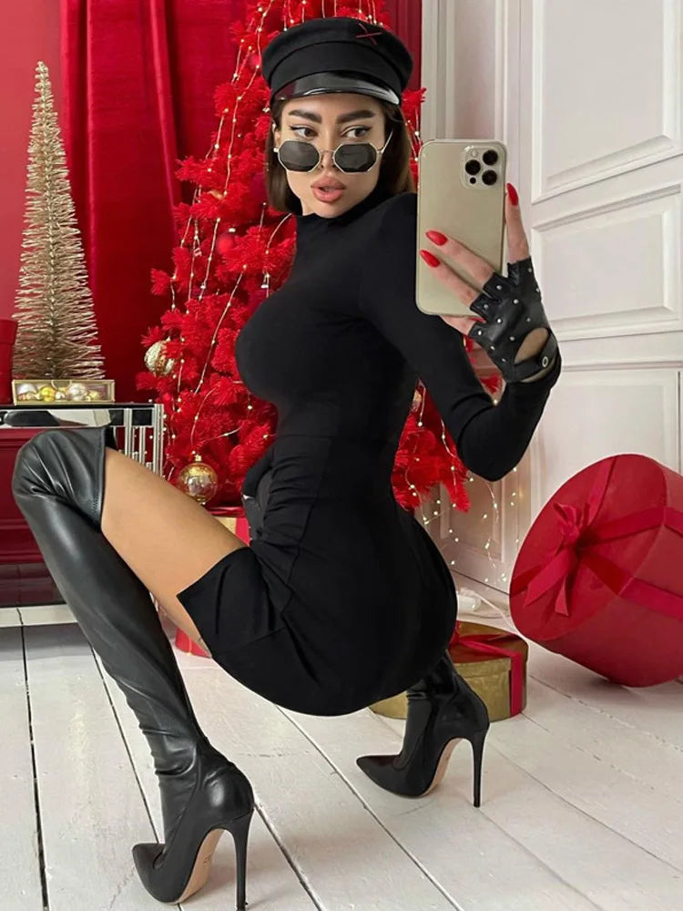 Women Spring Autumn Long Sleeve Bodycon STYLE SOURCE