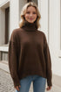 Basic Bae Turtleneck Dropped Shoulder Long Sleeve Sweater STYLE SOURCE