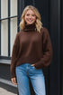 Basic Bae Turtleneck Dropped Shoulder Long Sleeve Sweater STYLE SOURCE