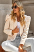 Puff Sleeve Shawl Collar Blazer STYLE SOURCE