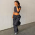 Windbreaker Track Pants Sporty Baggy Low Waisted Trousers Cargo Pants for Women STYLE SOURCE