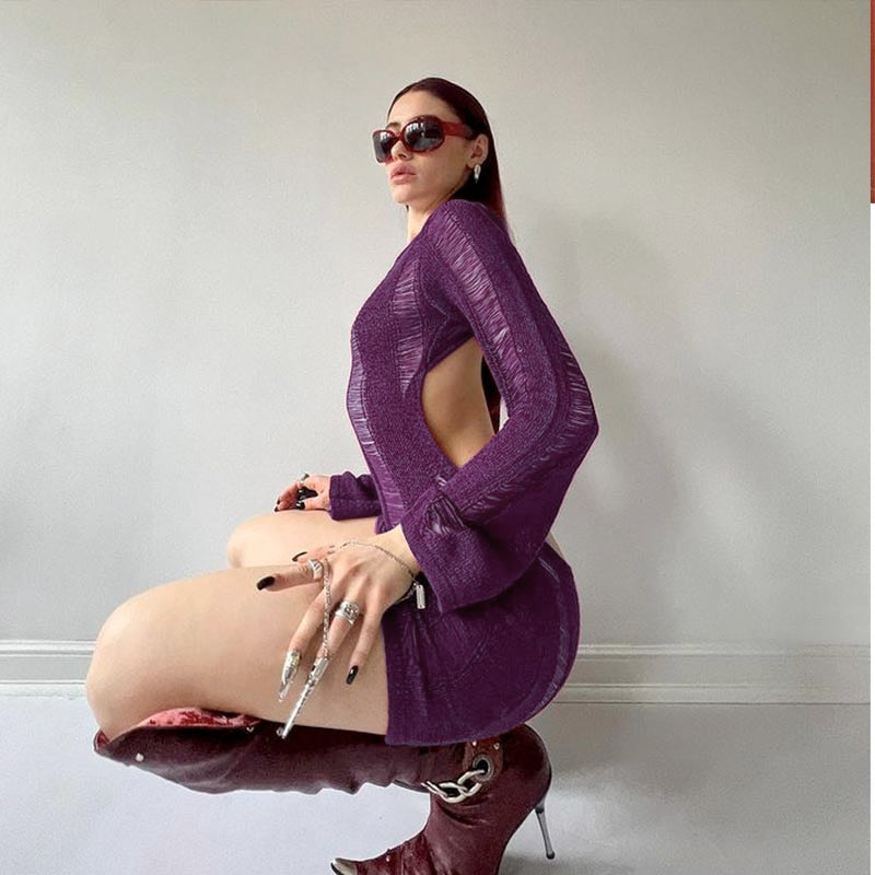 Tassel Cut Out Long Sleeve For Women STYLE SOURCE