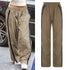Windbreaker Track Pants Sporty Baggy Low Waisted Trousers Cargo Pants for Women STYLE SOURCE