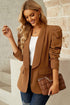 Puff Sleeve Shawl Collar Blazer STYLE SOURCE