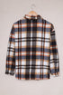 Plaid Button Front Shirt Jacket with Breast Pockets STYLE SOURCE