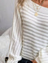One Shoulder Ribbed Knit Sweater STYLE SOURCE