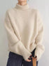 Turtleneck Dropped Shoulder Sweater STYLE SOURCE