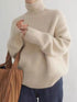 Turtleneck Dropped Shoulder Sweater STYLE SOURCE