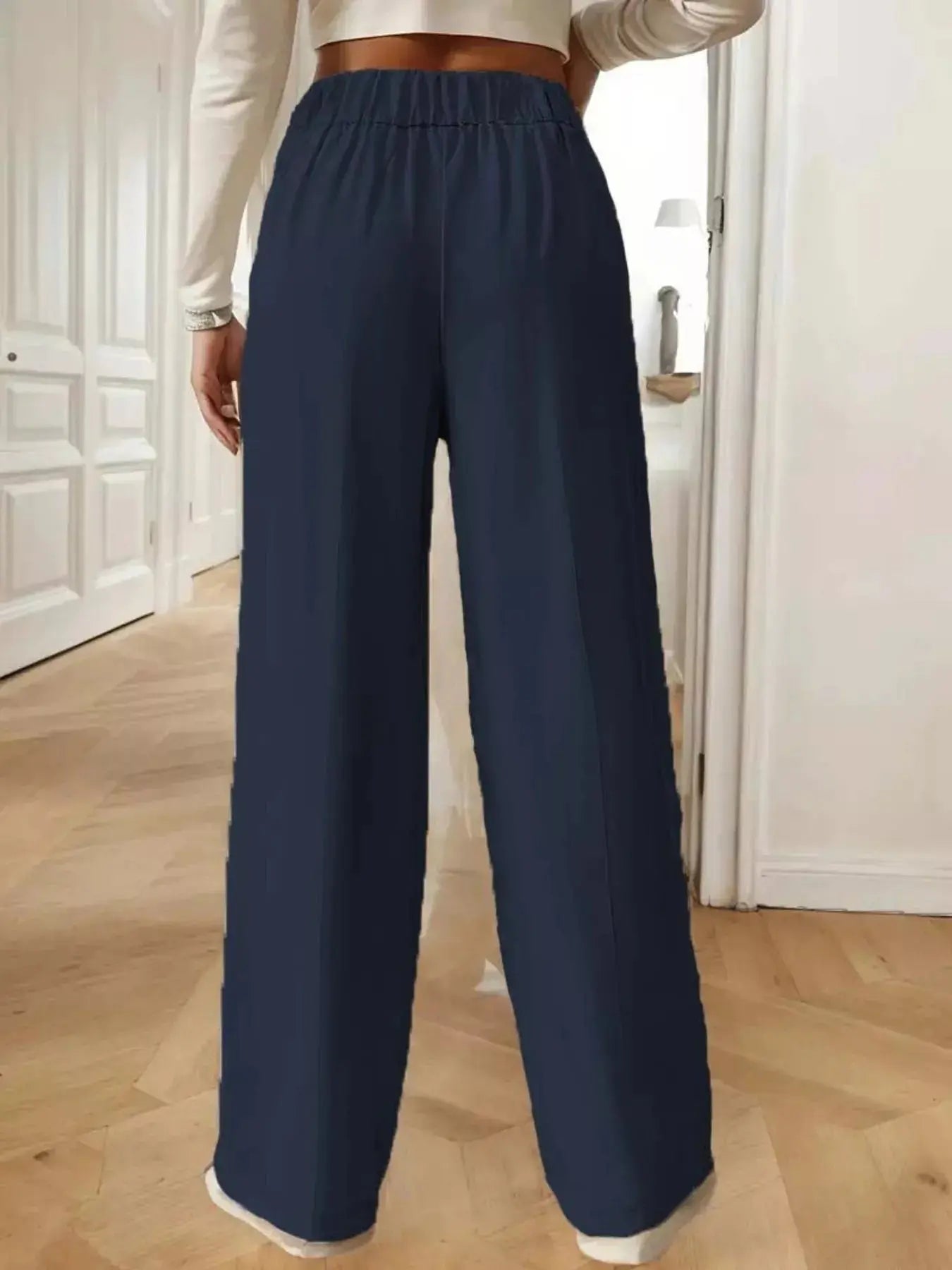 Full Size High-Waisted Wide-Leg Pants Plus Size STYLE SOURCE