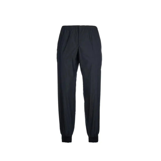 Prada Black Nylon Joggers (Workout Pants) STYLE SOURCE