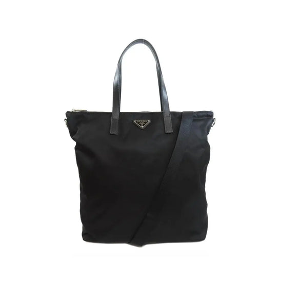 Prada Black Nylon Tote Bag STYLE SOURCE