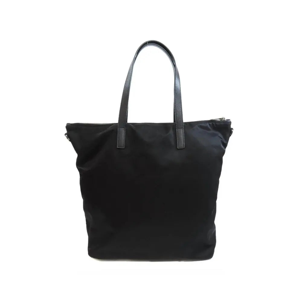 Prada Black Nylon Tote Bag STYLE SOURCE
