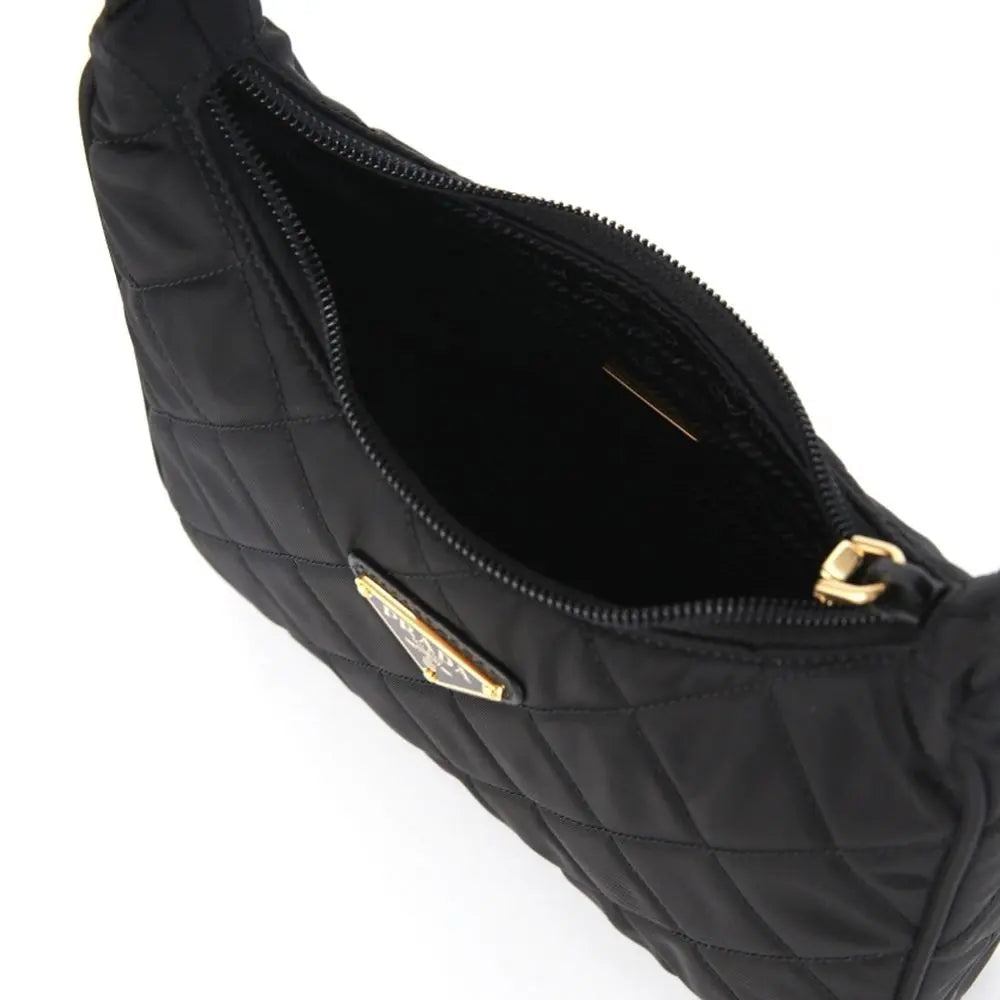 Prada Black Nylon Shoulder Bag STYLE SOURCE