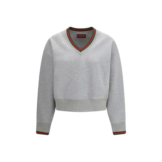 Gucci Gray Cotton Sweatshirt STYLE SOURCE