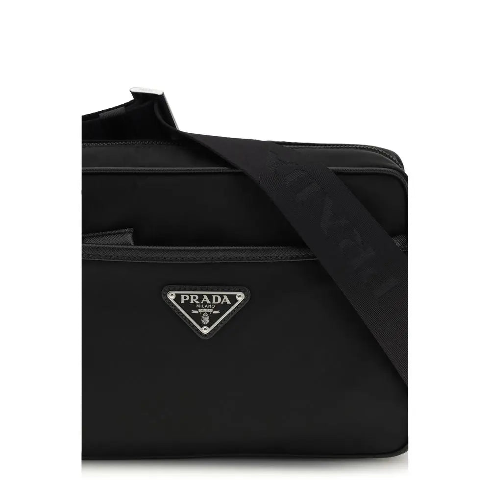 Prada Black Recycled Polyamide Shoulder Bag Prada