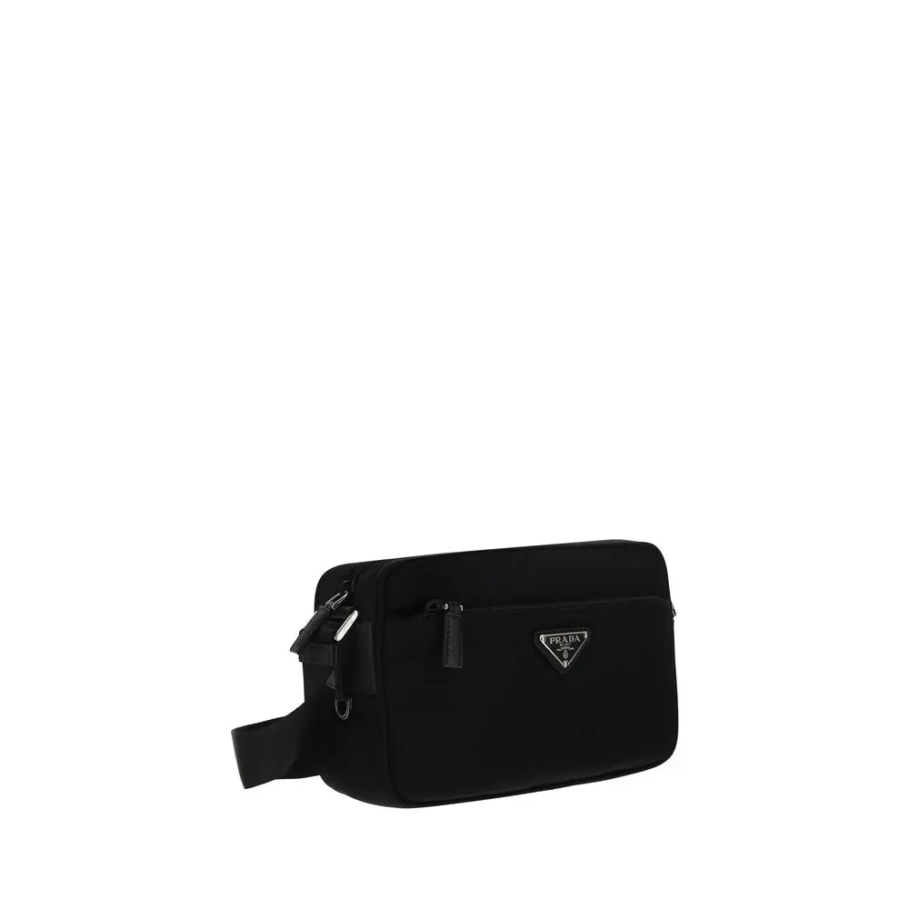 Prada Black Recycled Polyamide Shoulder Bag STYLE SOURCE