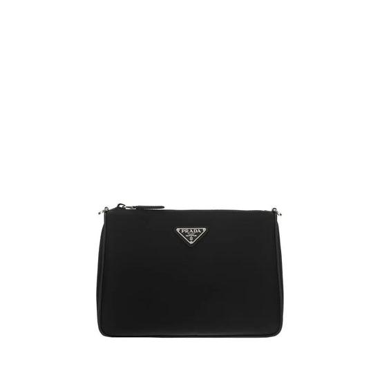 Prada Black Recycled Polyamide Shoulder Bag Prada